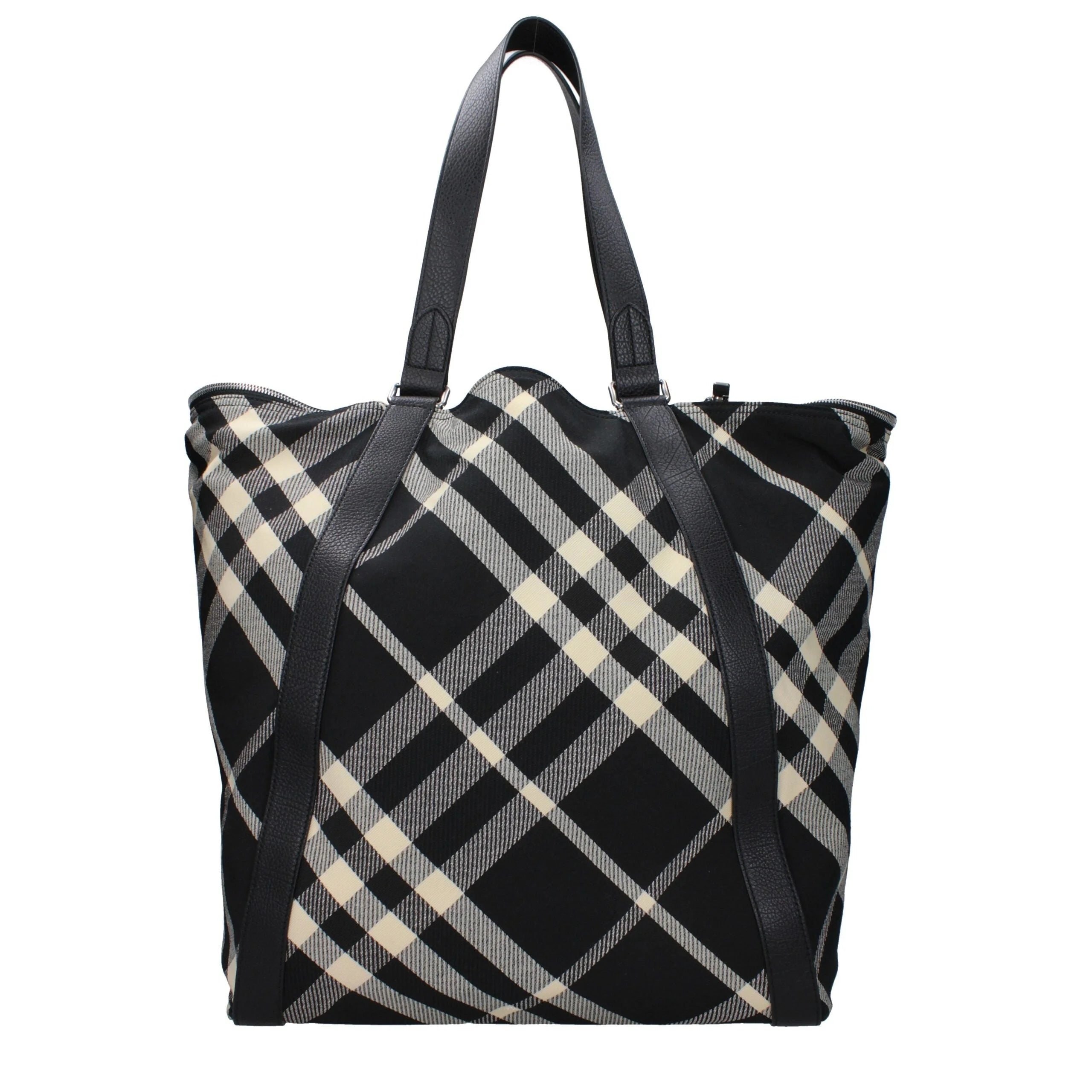 Burberry Black Fabric Shoulder Bags - Shoulder Bags