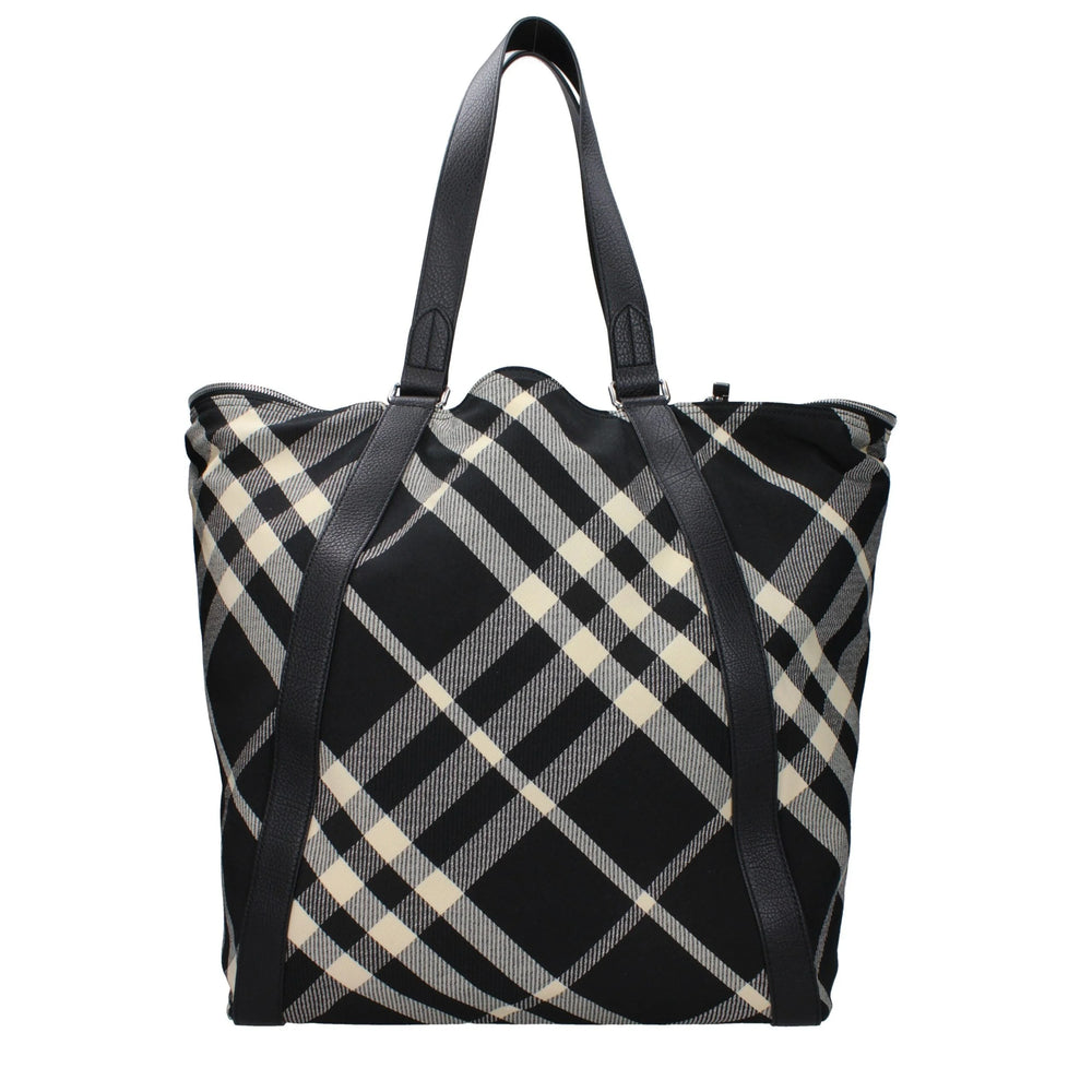 Burberry Black Fabric Shoulder Bags - Shoulder Bags