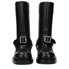 Burberry Black Leather Boots