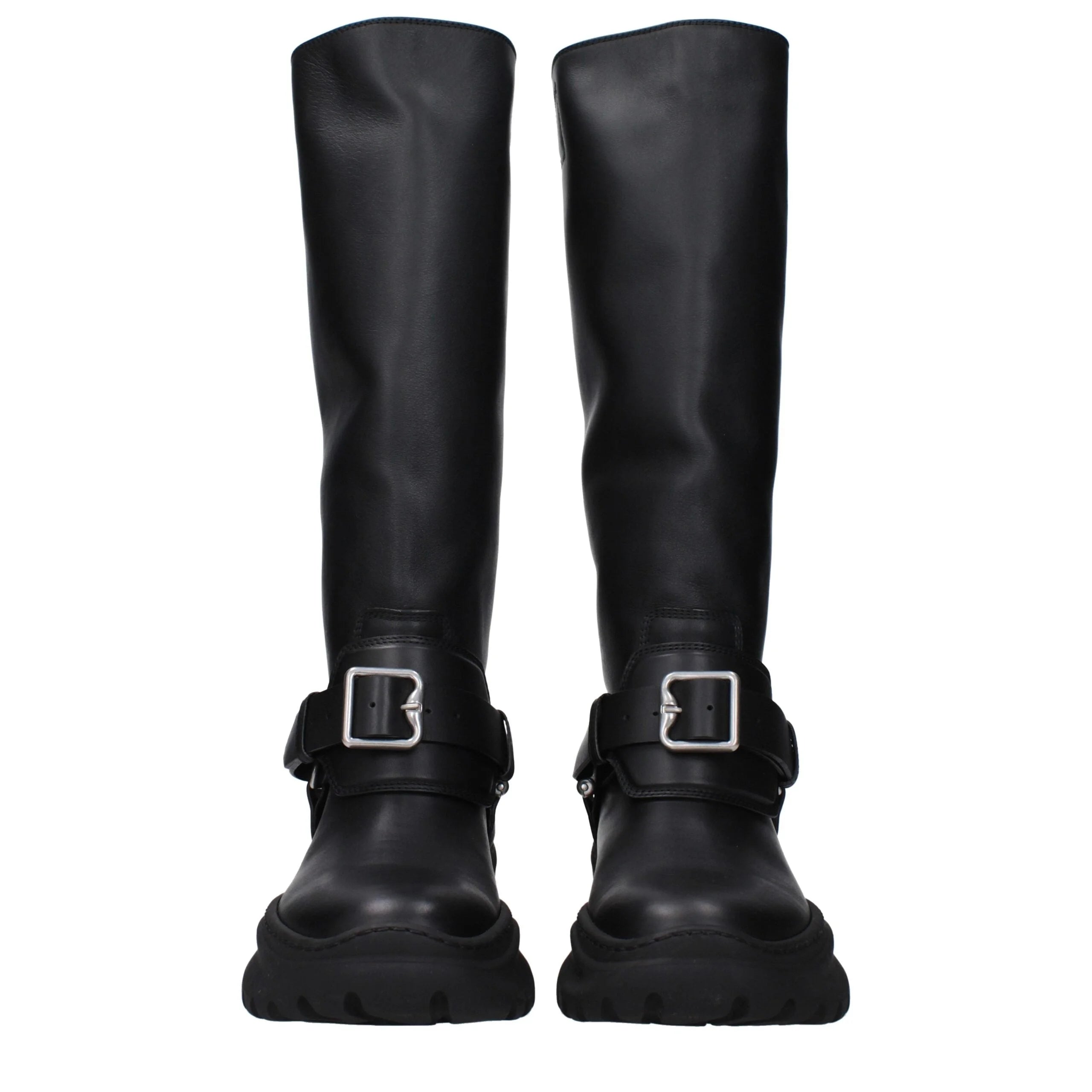 Burberry Black Leather Boots