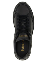 Burberry Black Leather Chunky Sneakers