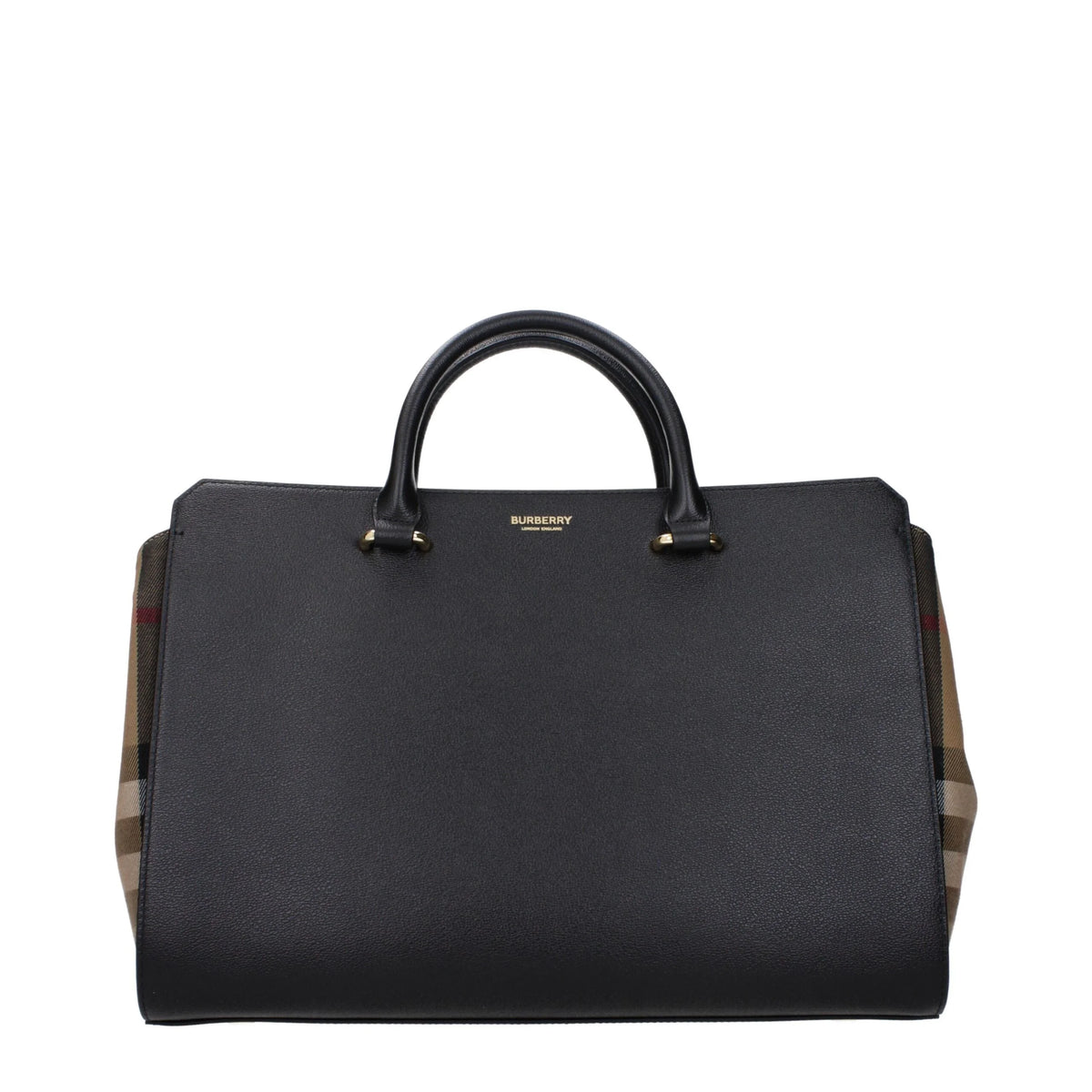 Burberry Black Leather Handbags