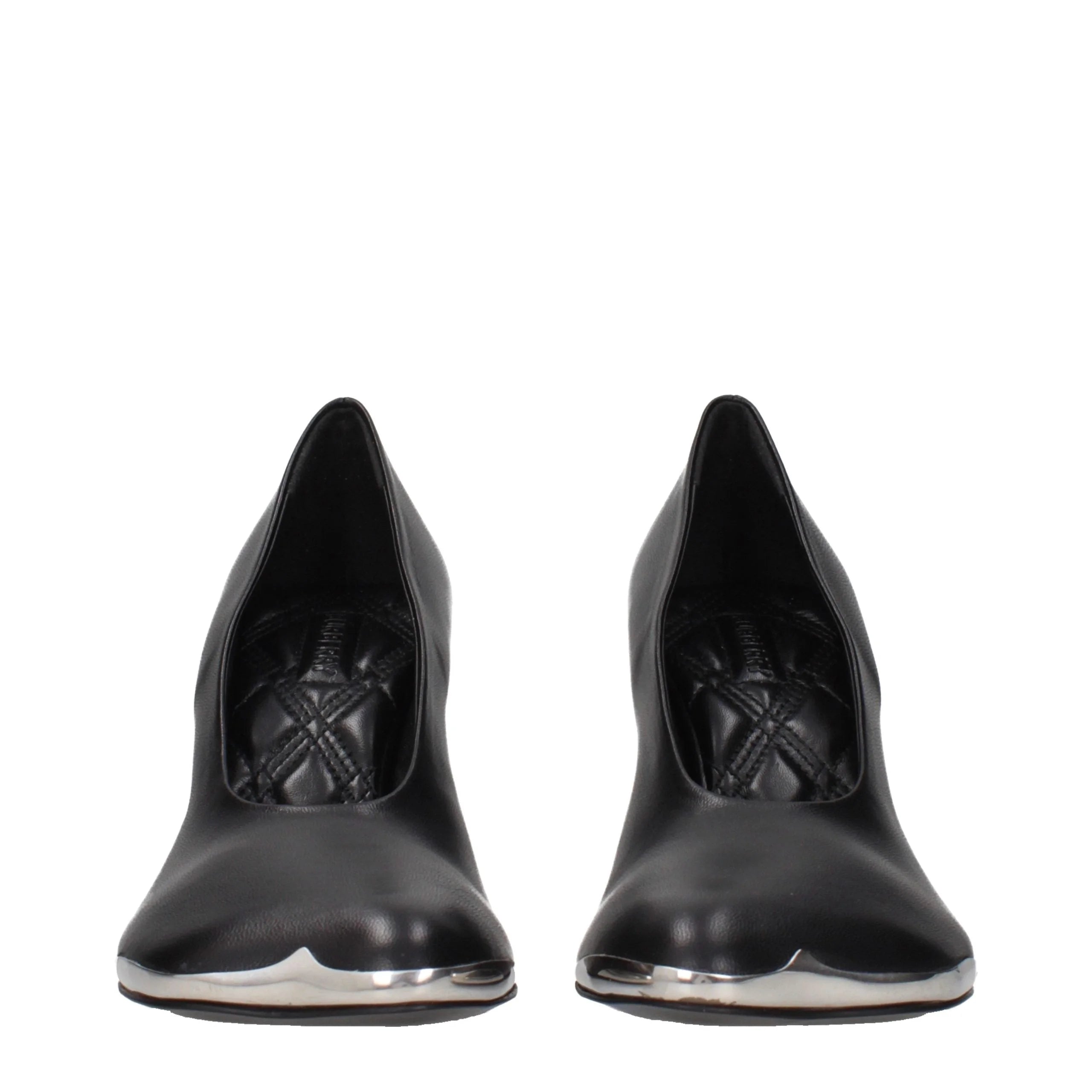 Burberry Black Leather High Heel Pumps