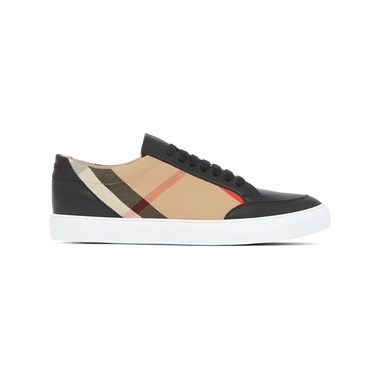 Burberry Black Leather New Salmond Sneakers - Sneakers