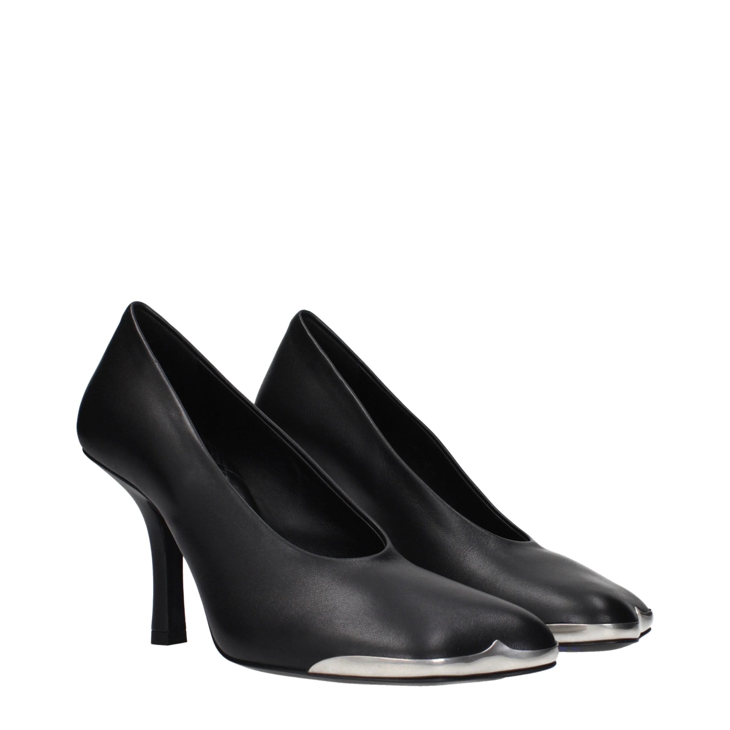 Burberry Black Leather Pumps