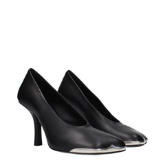 Burberry Black Leather Pumps
