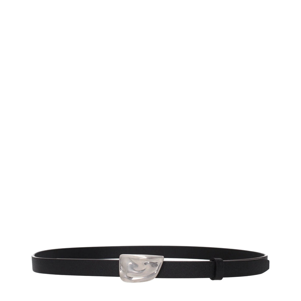 Burberry Black Leather Regular Belt