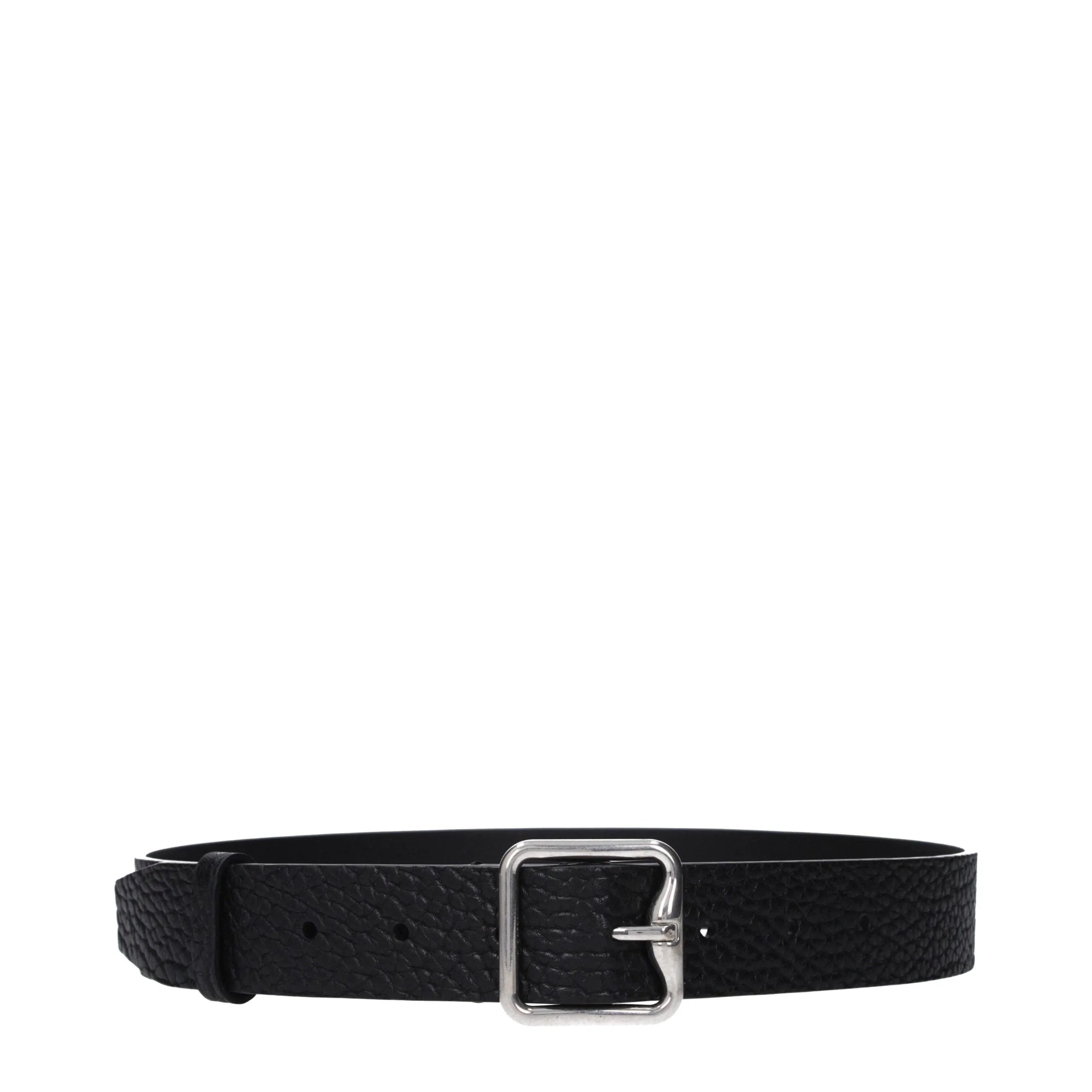 Burberry Black Leather Regular Belt - S