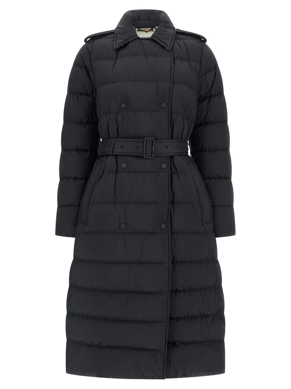 Burberry Black Polyamide Coat - XL