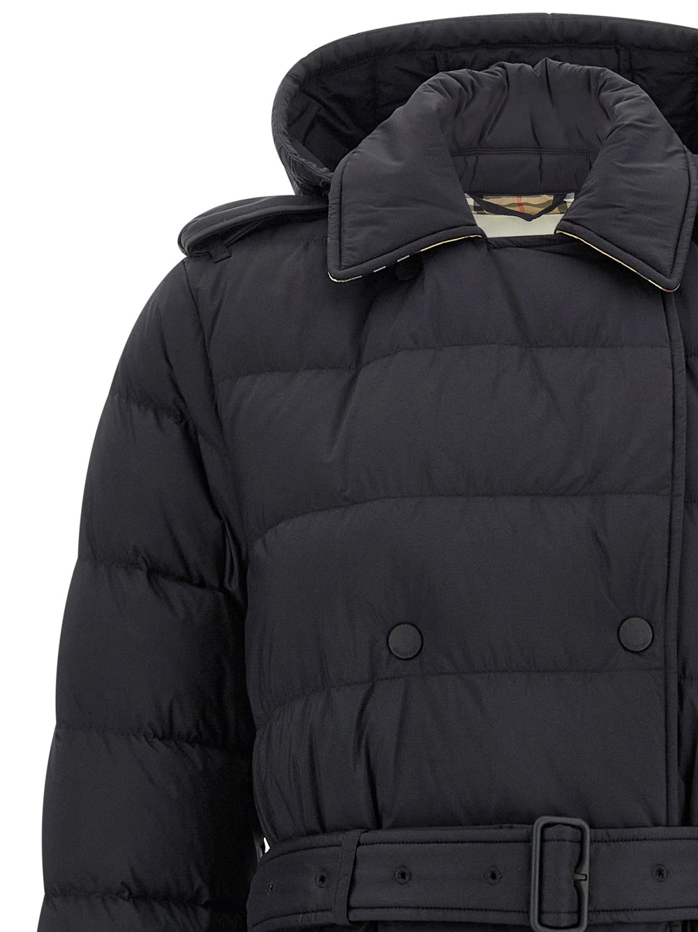 Burberry Black Polyamide Coat - XL