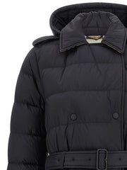 Burberry Black Polyamide Coat - XL
