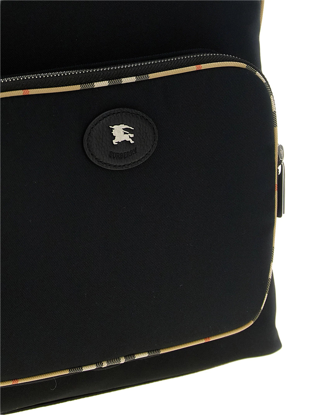 Burberry Black Polyester Backpack