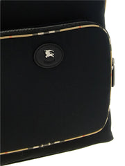 Burberry Black Polyester Backpack