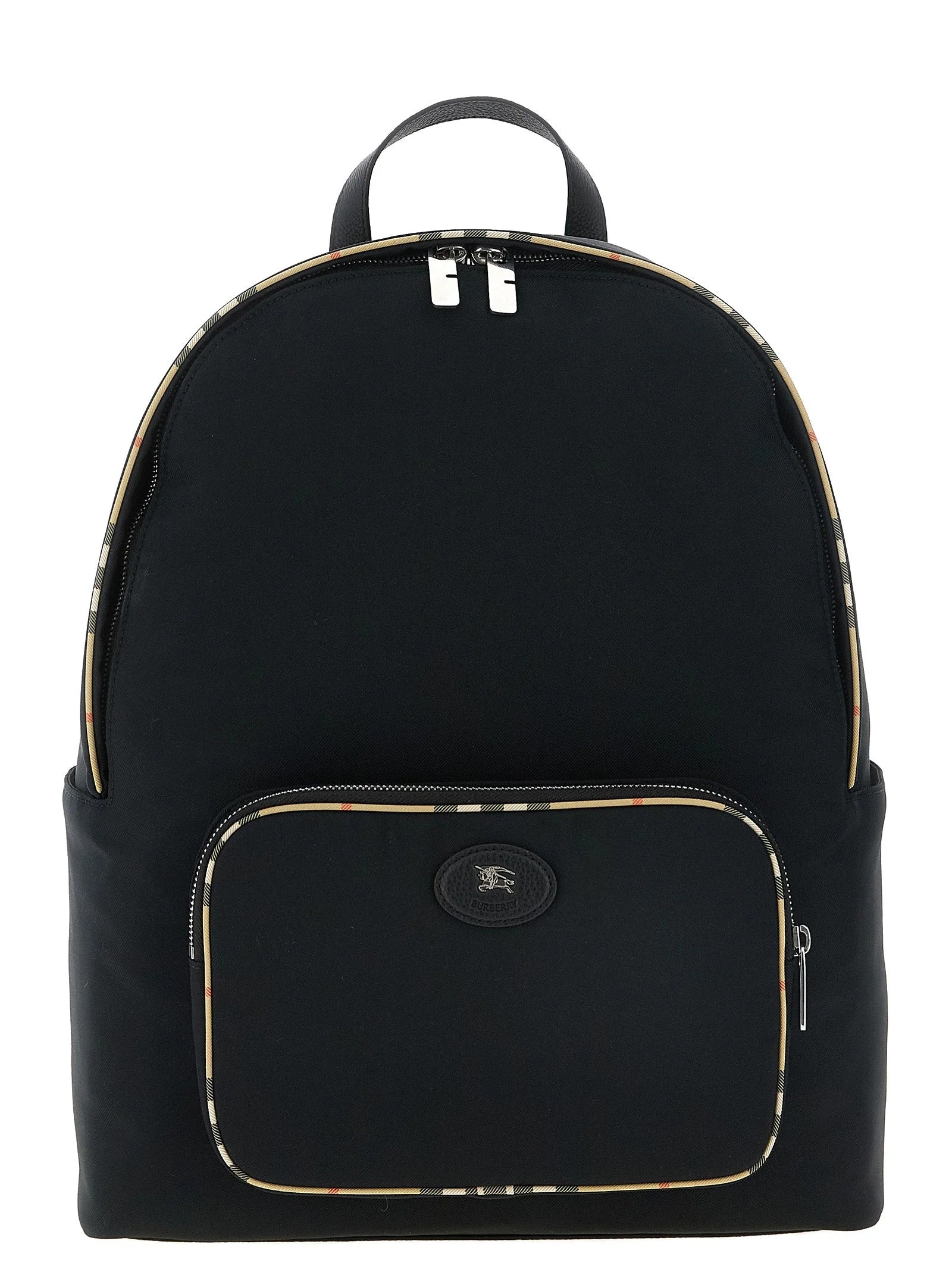 Burberry Black Polyester Backpack