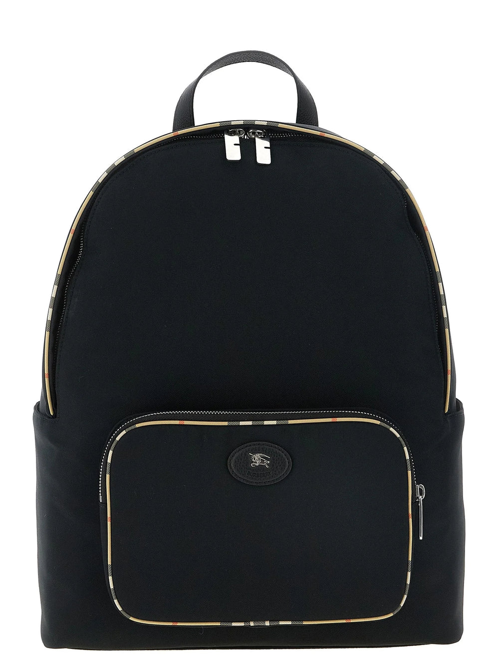 Burberry Black Polyester Backpack