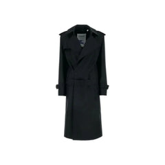 Burberry Black Polyester Coat - 42