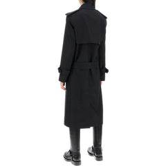 Burberry Black Polyester Coat - 42