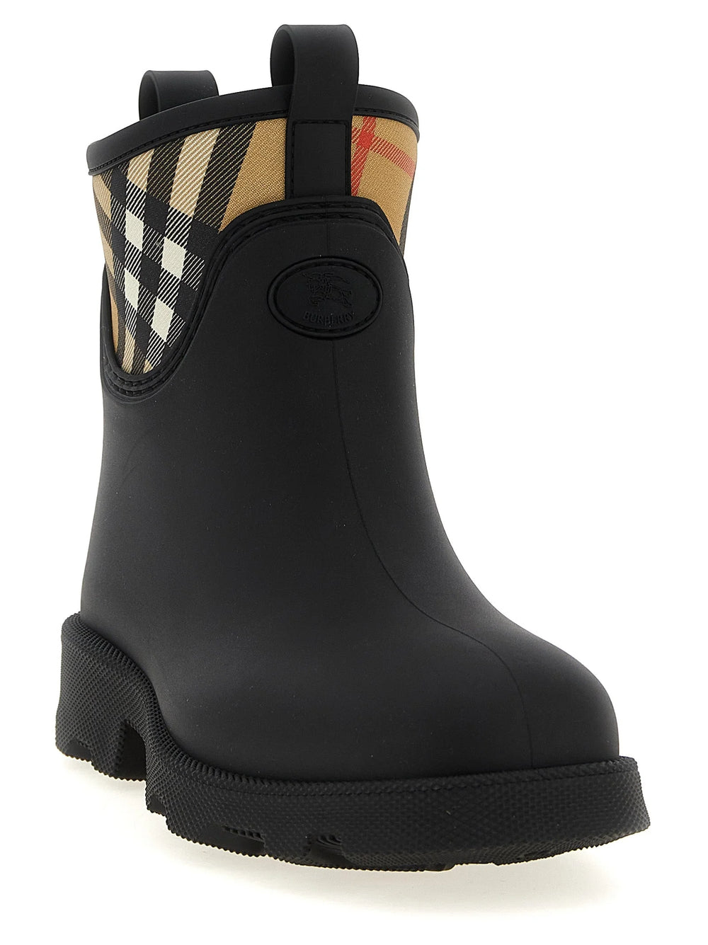 Burberry Black Rubber Ankle Boots - EU 40 | US 7