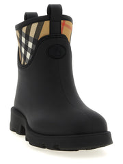 Burberry Black Rubber Ankle Boots - EU 40 | US 7