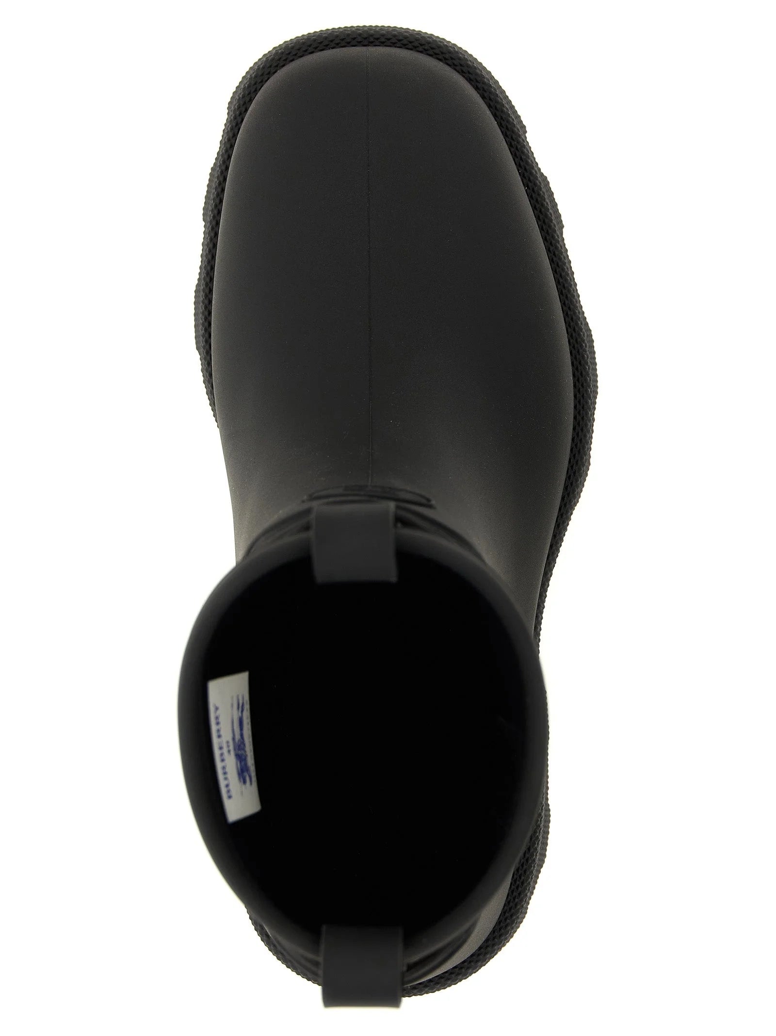 Burberry Black Rubber Ankle Boots - EU 40 | US 7
