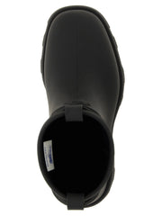 Burberry Black Rubber Ankle Boots - EU 40 | US 7