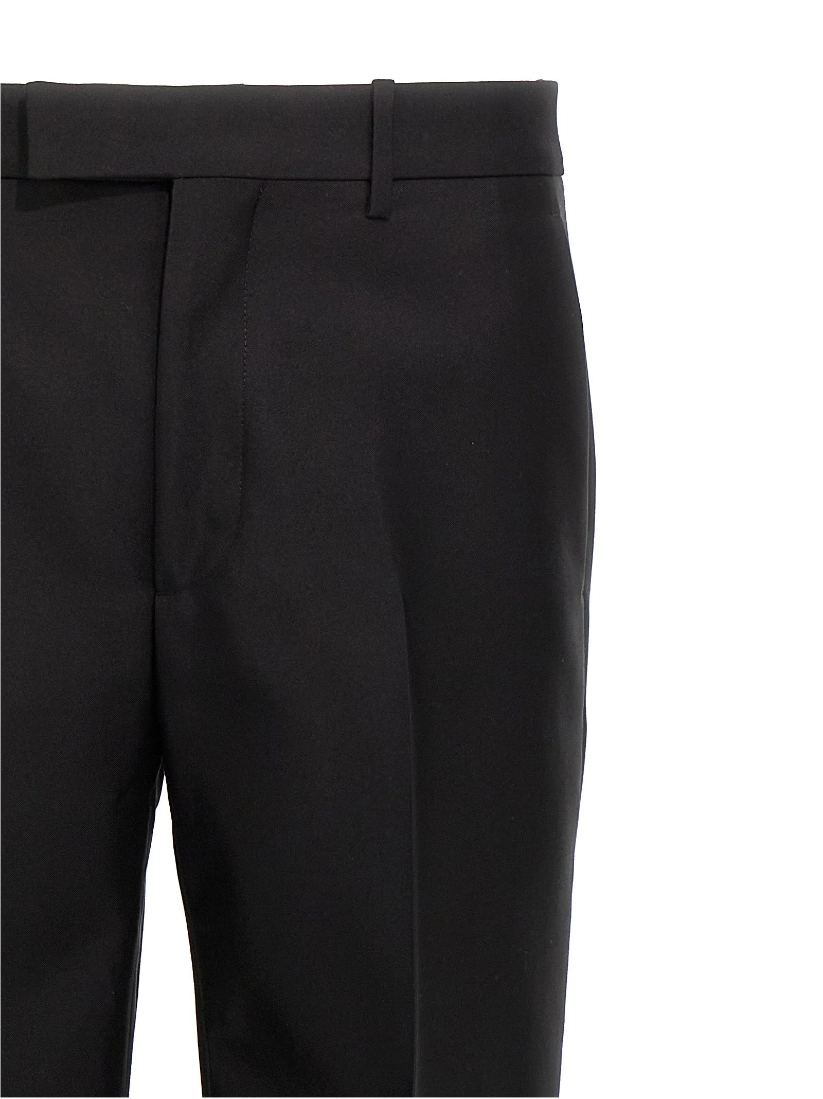 Burberry Black Virgin Wool Dress Pants - IT52 | XL