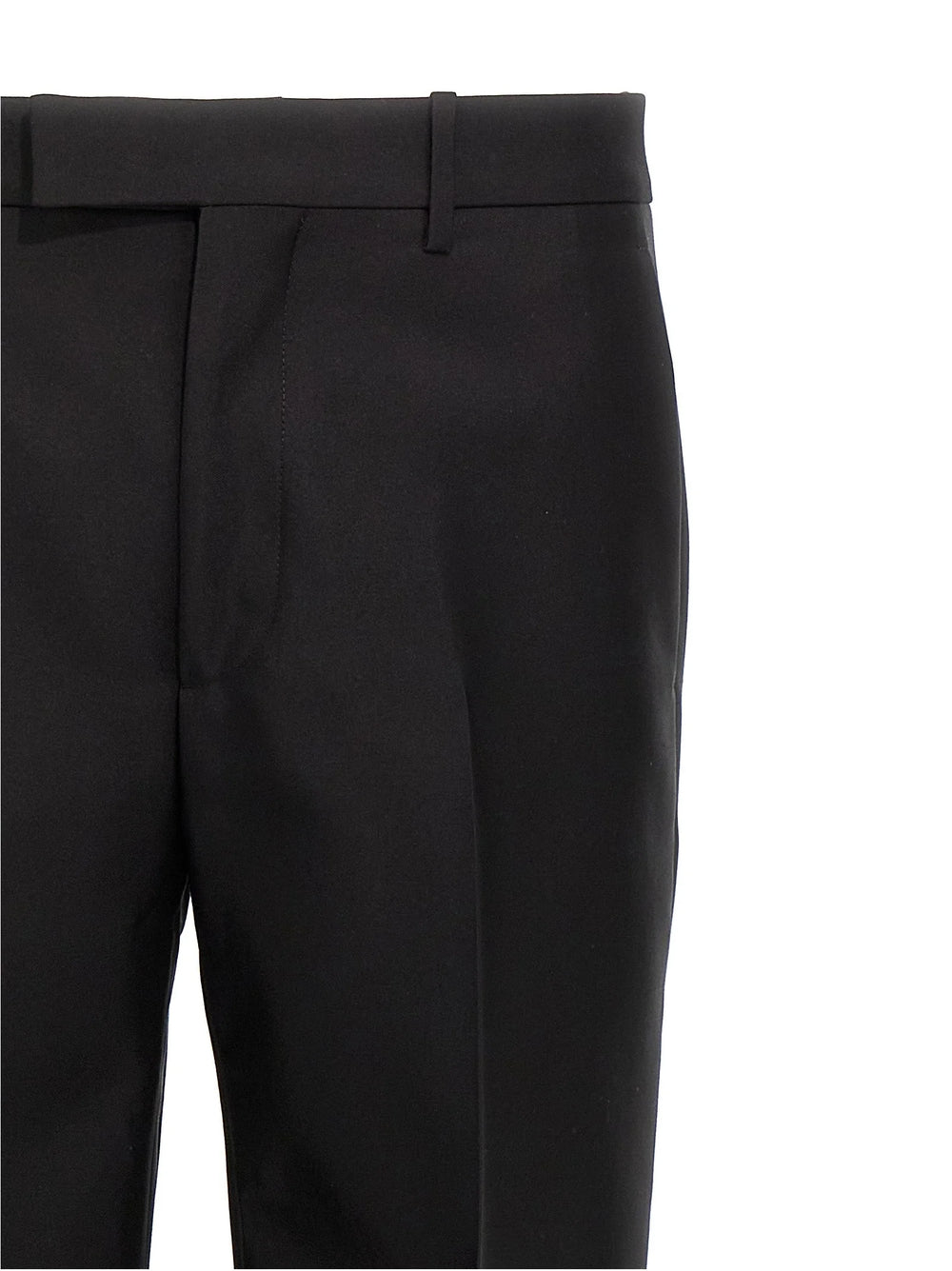 Burberry Black Virgin Wool Dress Pants - IT52 | XL