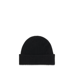 Burberry Black Wool Oves Aries Beanie - UNI