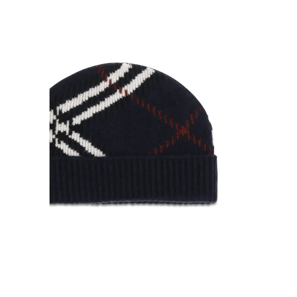 Burberry Blue Cashmere Beanie - UNI