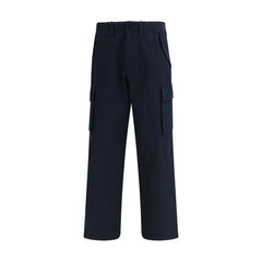 Burberry Blue Cotton Cargo Pants