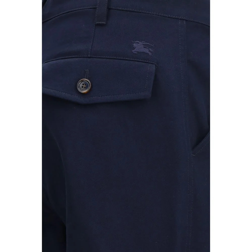 Burberry Blue Cotton Chino Pants