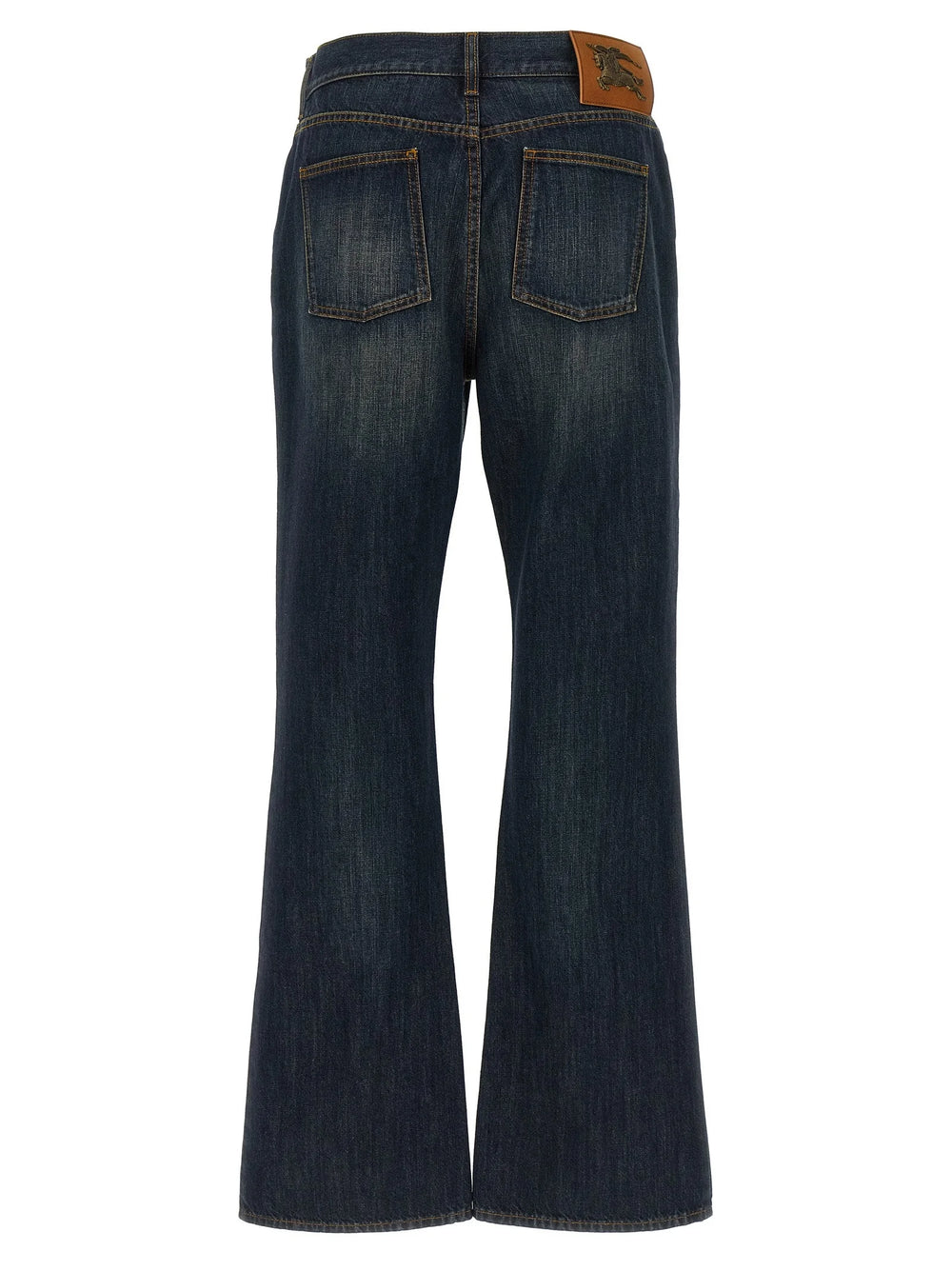Burberry Blue Cotton Flared Jeans