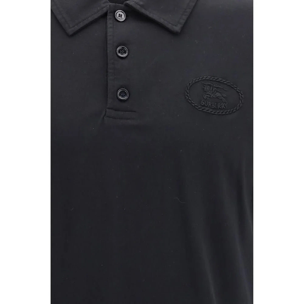 Chemise polo Burberry, coton bleu