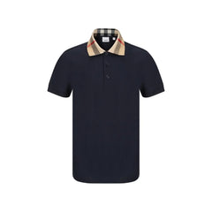 Burberry Blue Cotton Polo Shirt - S - Polos
