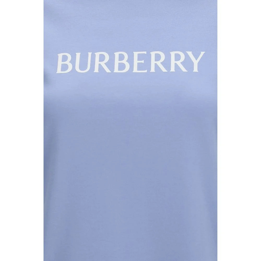Burberry Blue Cotton T-Shirt