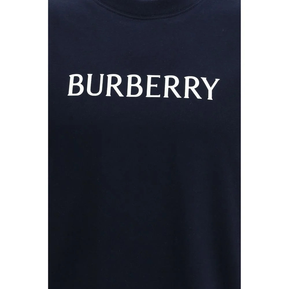 Burberry Blue Cotton T-Shirt