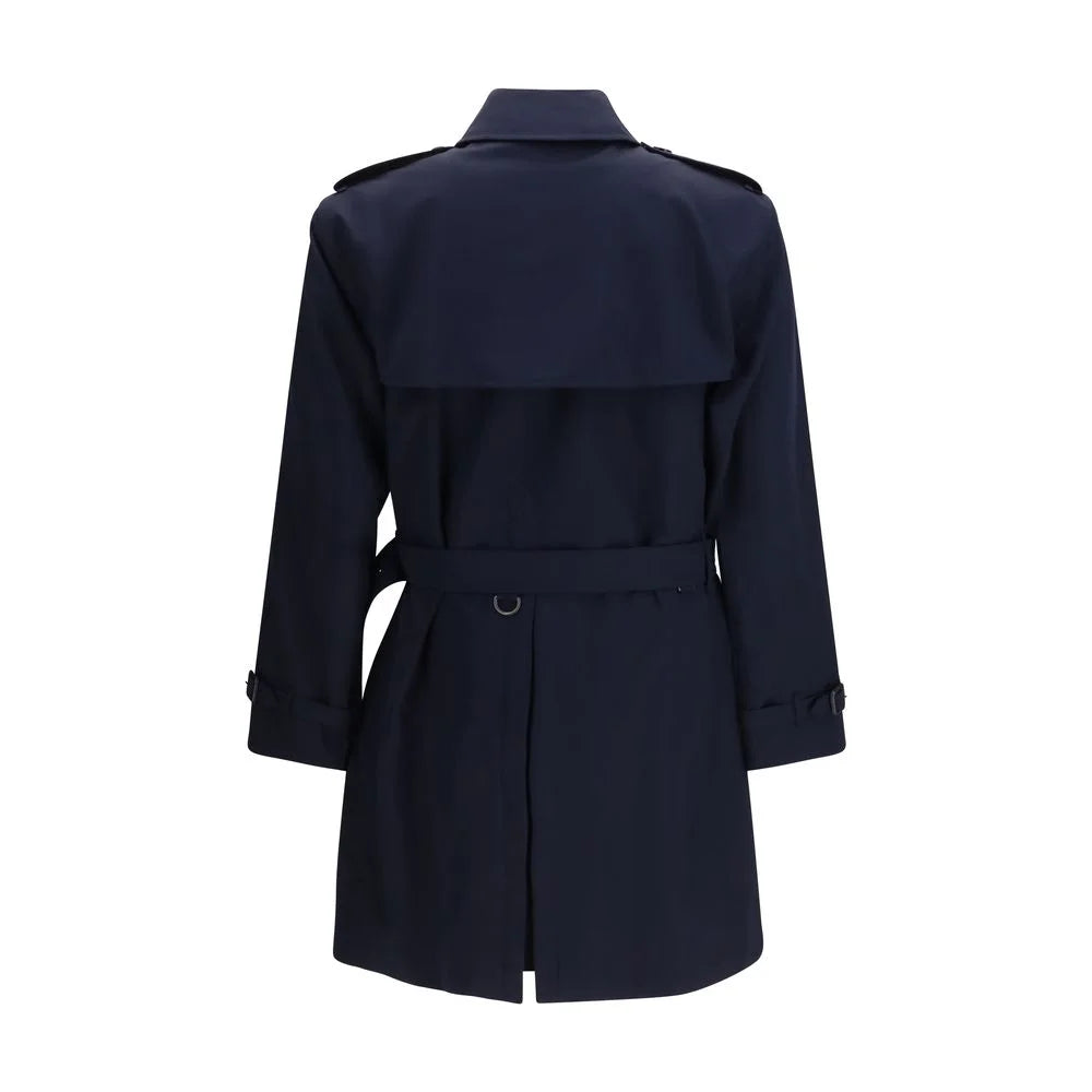 Burberry Blue Cotton Trench Coat - IT52 | XL