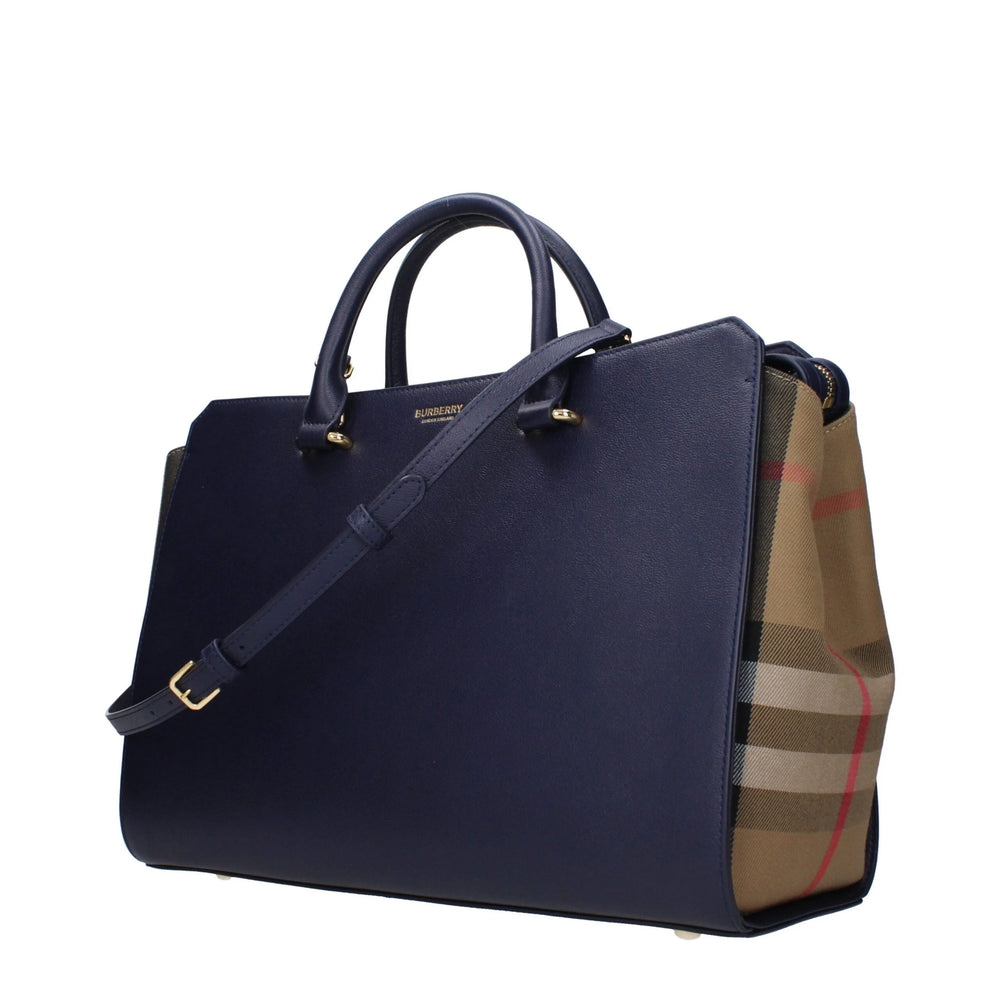 Burberry Blue Leather Handbags
