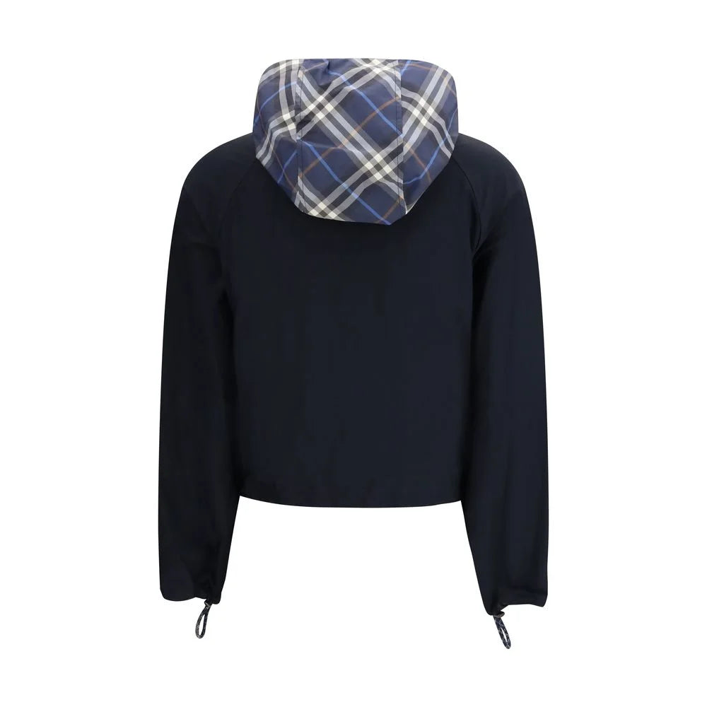 Burberry Blue Polyamide Full-Length Jacket - S
