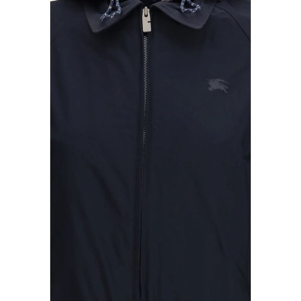 Burberry Blue Polyamide Full-Length Jacket - S