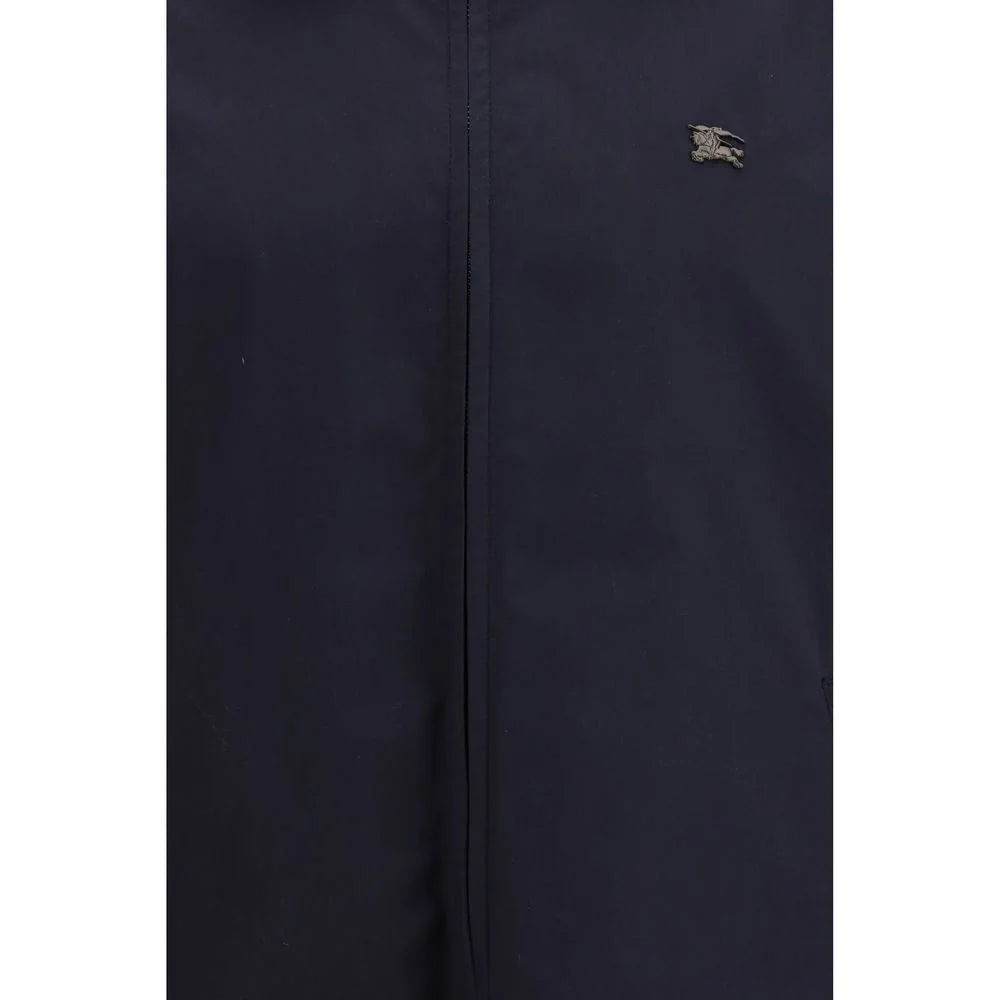 Burberry Blue Polyester Jackets And Coat