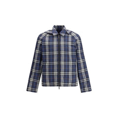 Burberry Blue Polyester Jackets And Coat - IT48 | M