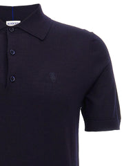 Burberry Blue Wool Polo Shirt - S