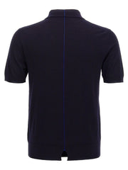 Burberry Blue Wool Polo Shirt - S