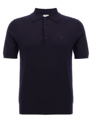 Burberry Blue Wool Polo Shirt - S