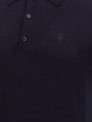 Burberry Blue Wool Polo Shirt - S