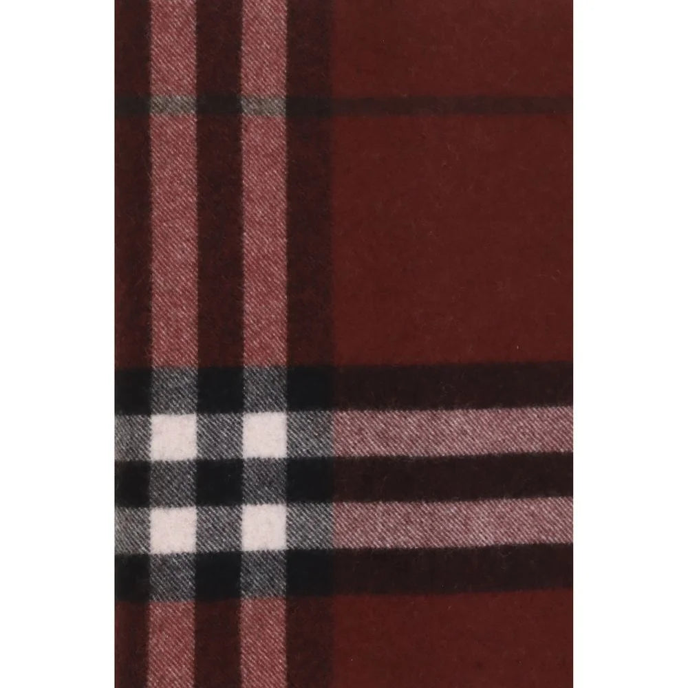 Burberry Bordeaux Cashmere Scarf