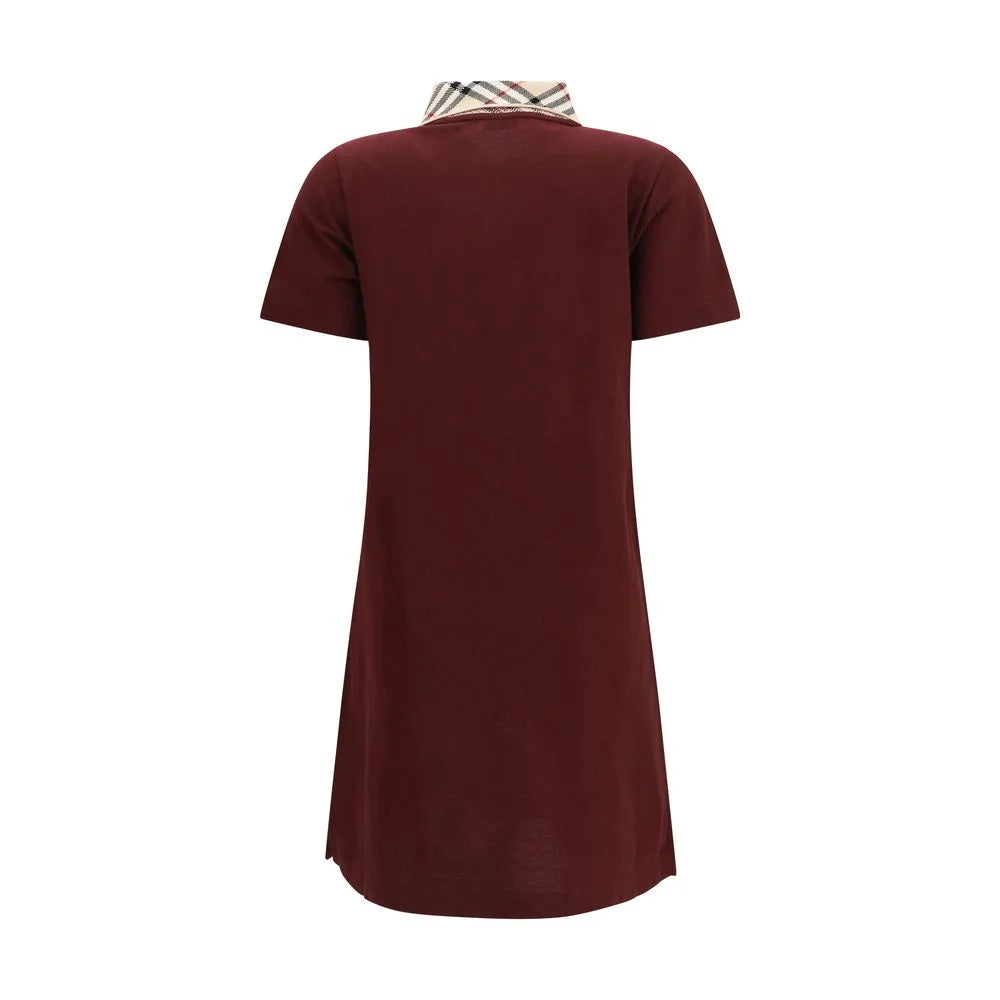 Burberry Bordeaux Cotton Casual Dress