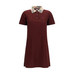 Burberry Bordeaux Cotton Casual Dress