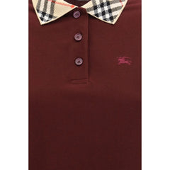 Sukienka casual Burberry w kolorze bordo z bawełny - S